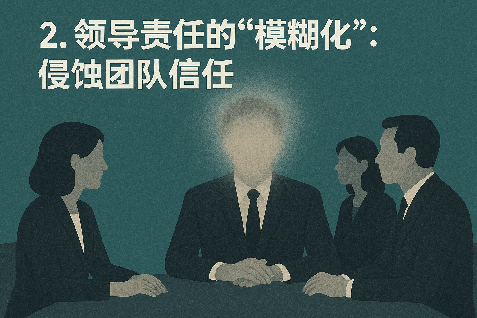 2. 领导责任的“模糊化”:侵蚀团队信任