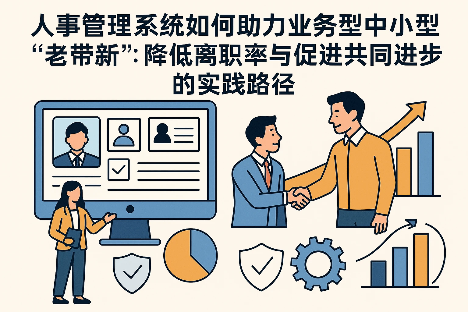 人事管理系统如何助力业务型中小型公司“老带新”：降低离职率与促进共同进步的实践路径