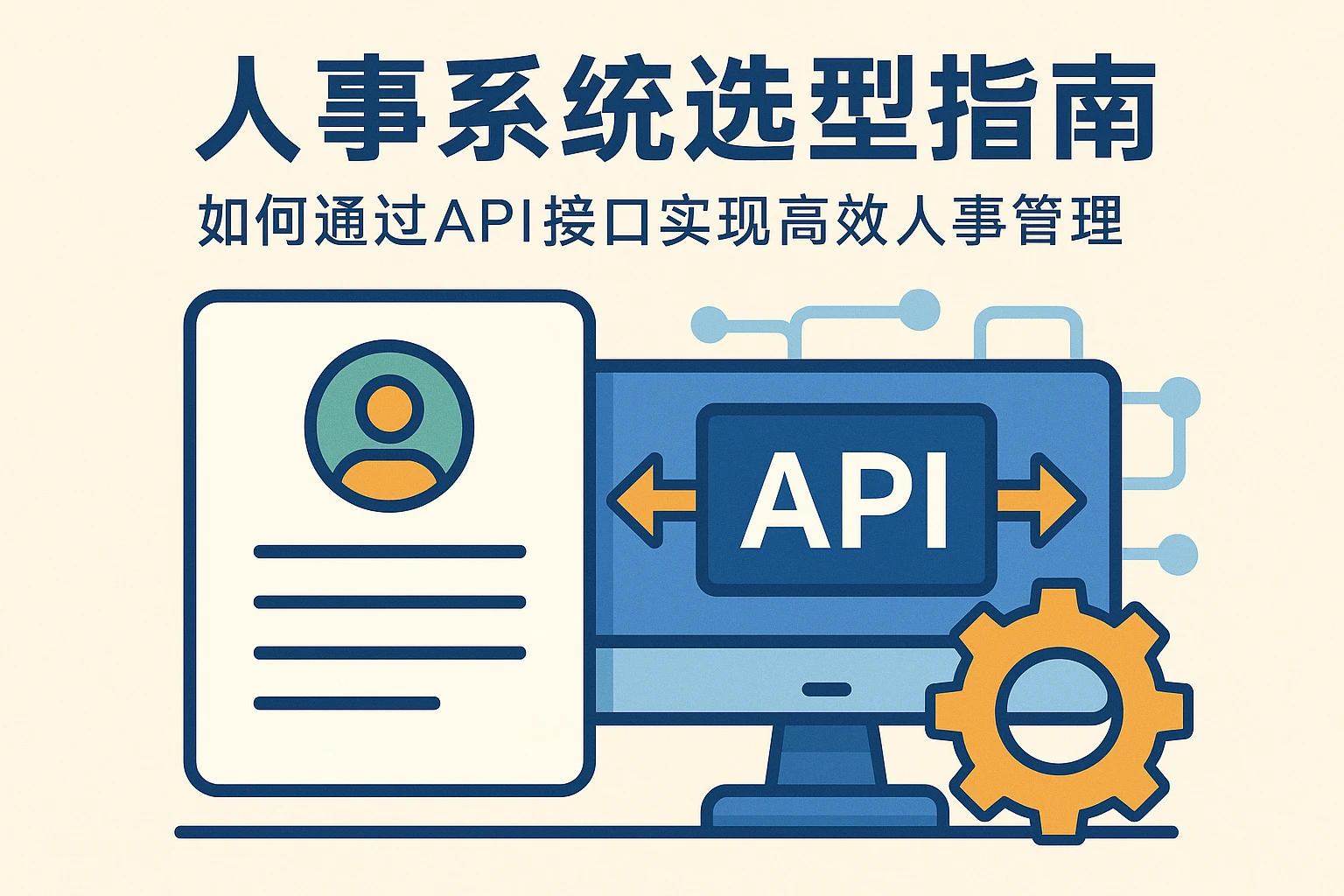 人事系统选型指南：如何通过API接口实现高效人事管理