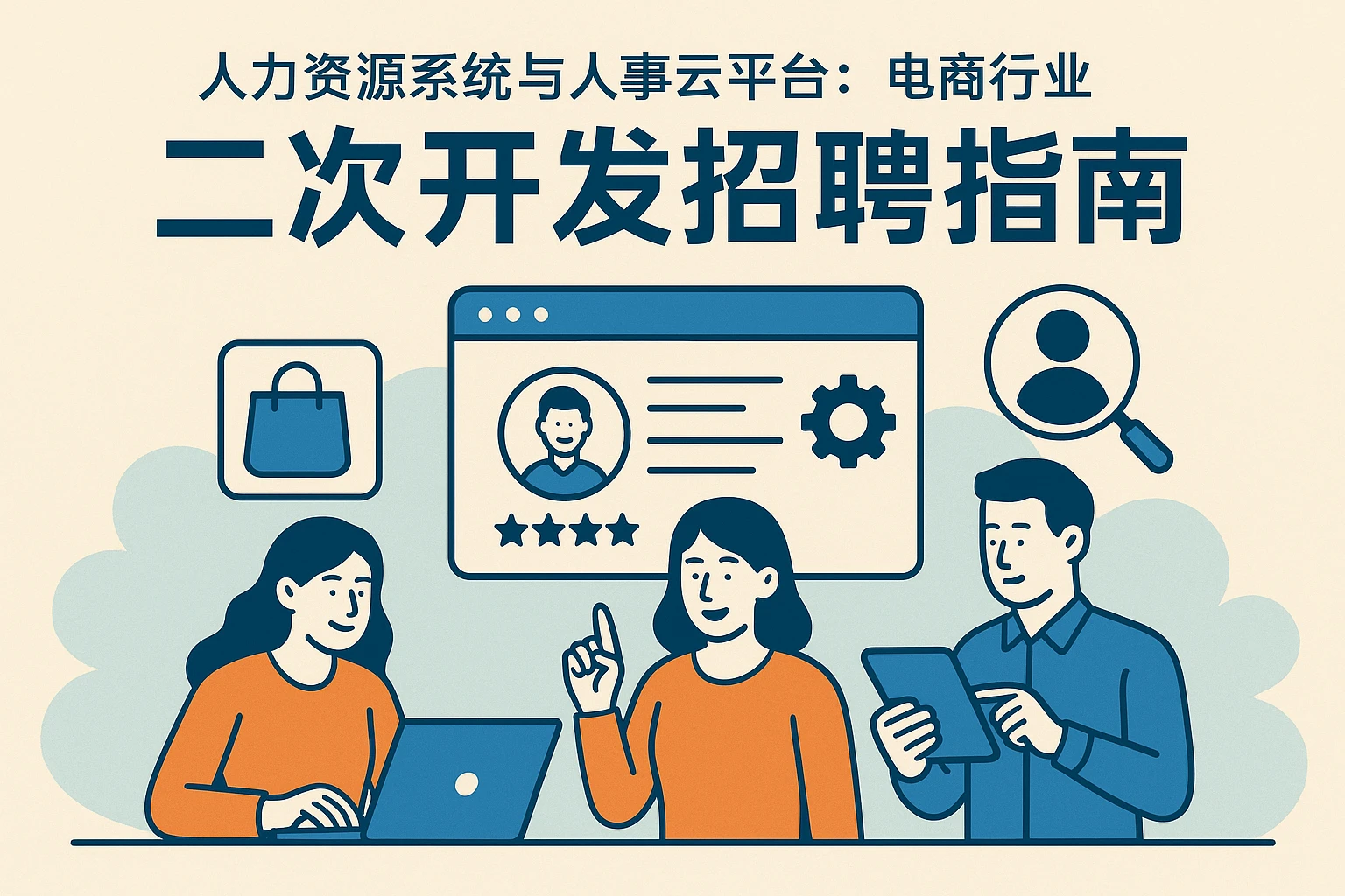 人力资源系统与人事云平台:电商行业二次开发招聘指南