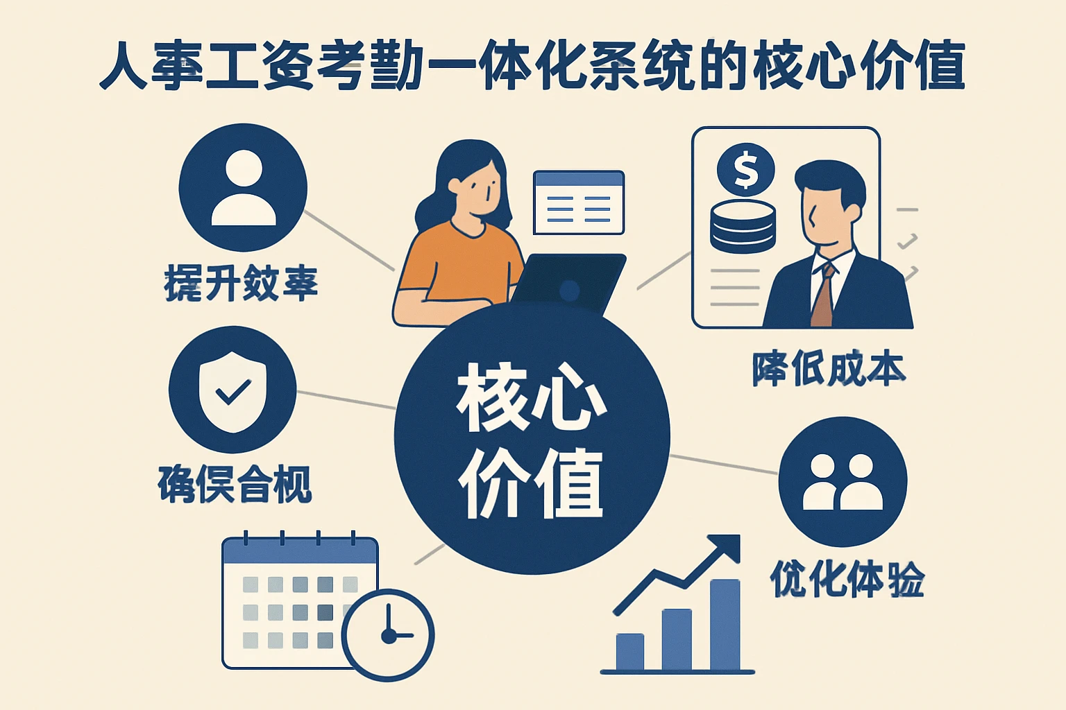 人事工资考勤一体化系统的核心价值