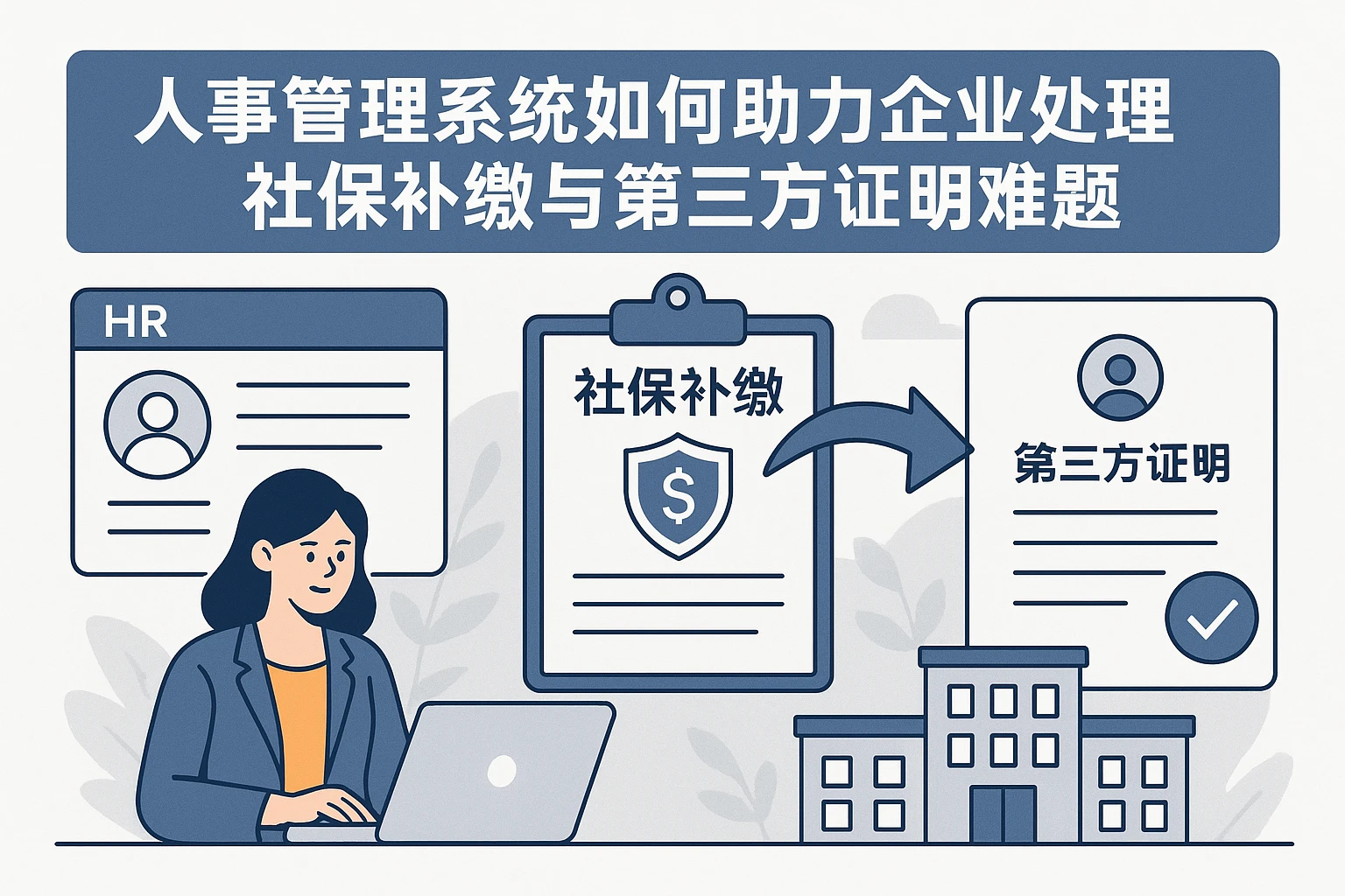 人事管理系统如何助力企业处理社保补缴与第三方证明难题
