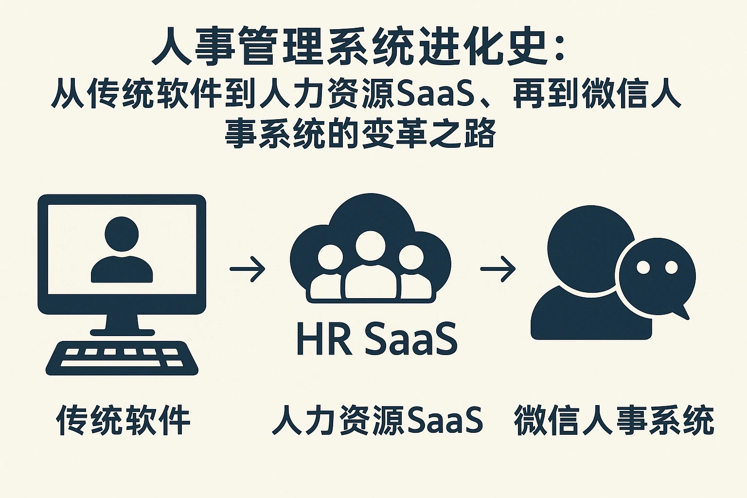 人事管理系统进化史:从传统软件到人力资源SaaS,再到微信人事系统的变革之路