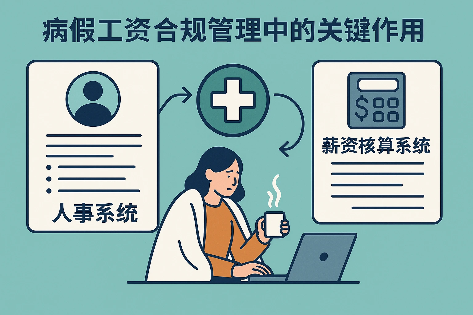 人事系统与薪资核算系统在病假工资合规管理中的关键作用