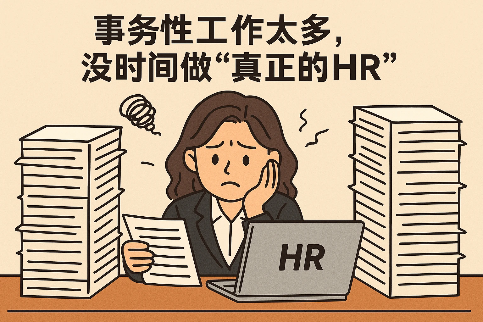 2. 事务性工作太多,没时间做“真正的HR”