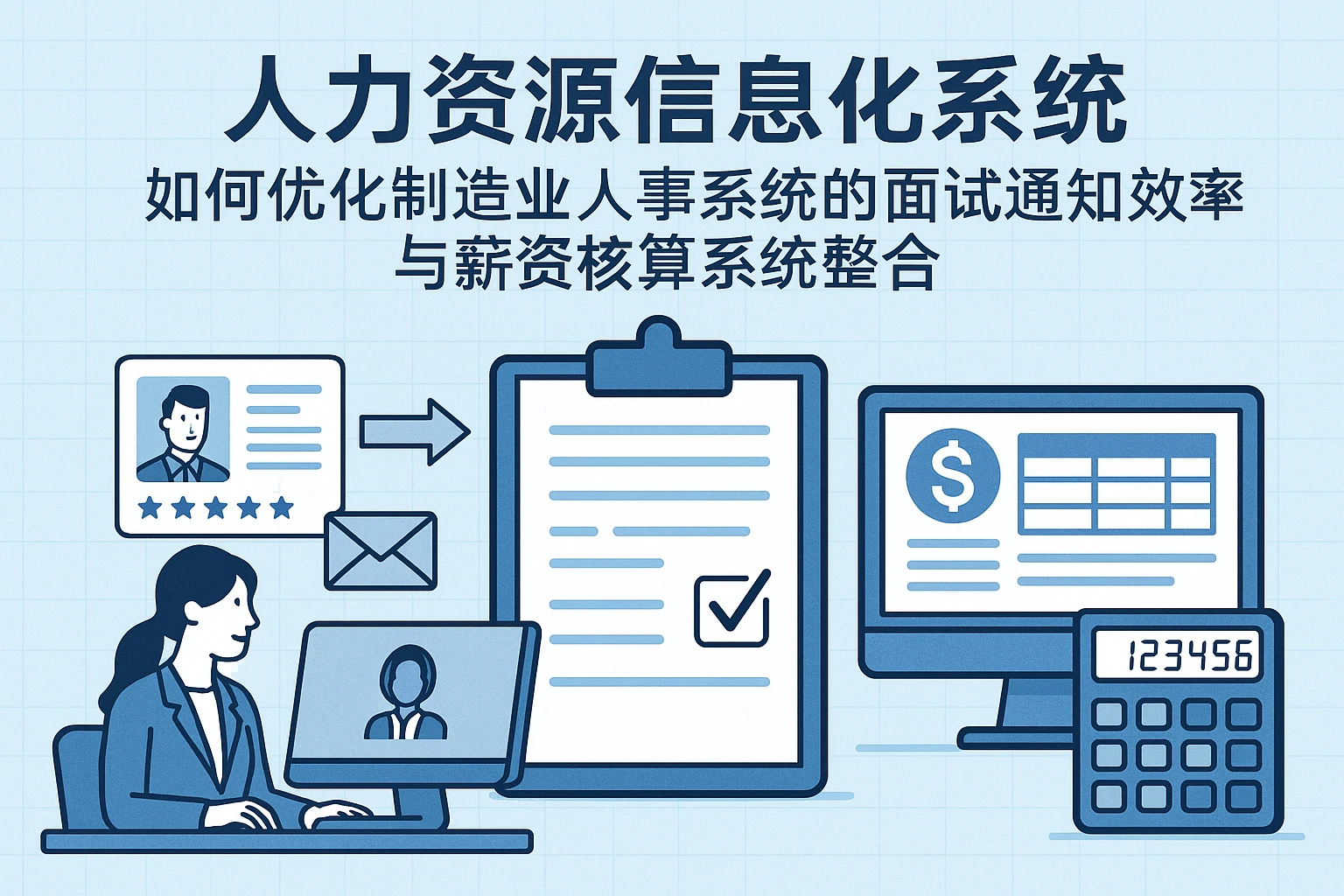 人力资源信息化系统如何优化制造业人事系统的面试通知效率与薪资核算系统整合