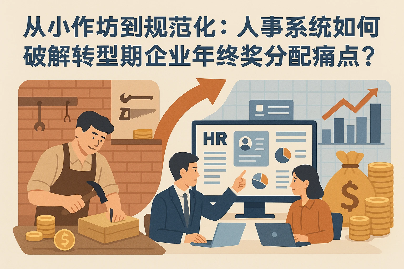从小作坊到规范化:人事系统如何破解转型期企业年终奖分配痛点?
