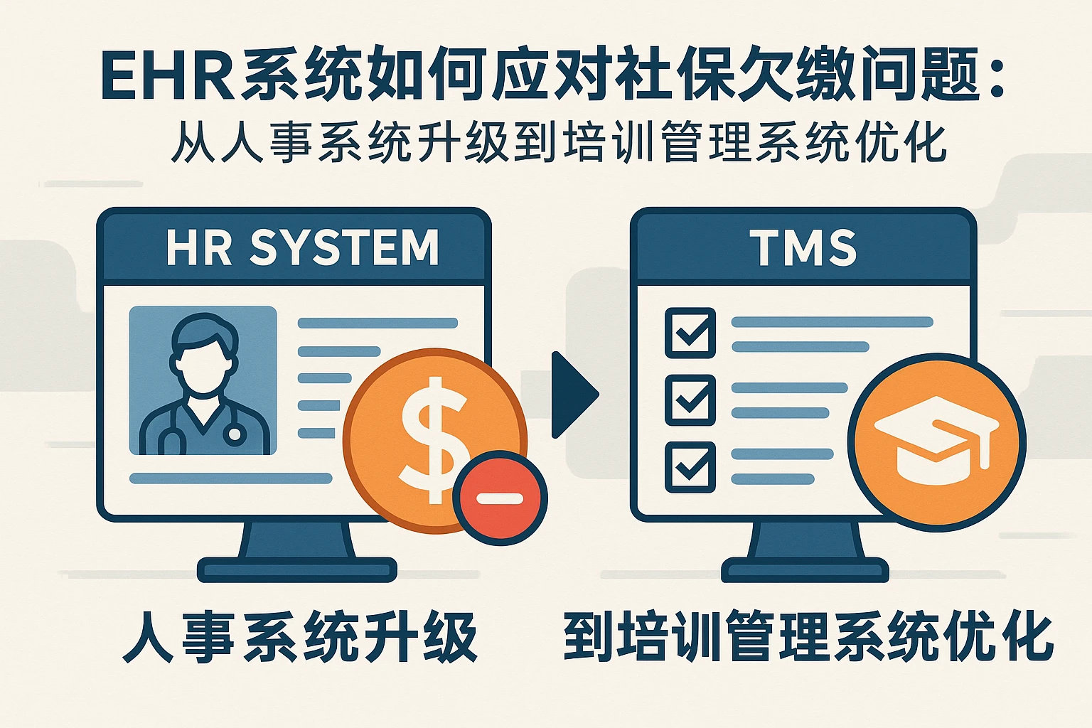 EHR系统如何应对社保欠缴问题：从人事系统升级到培训管理系统优化