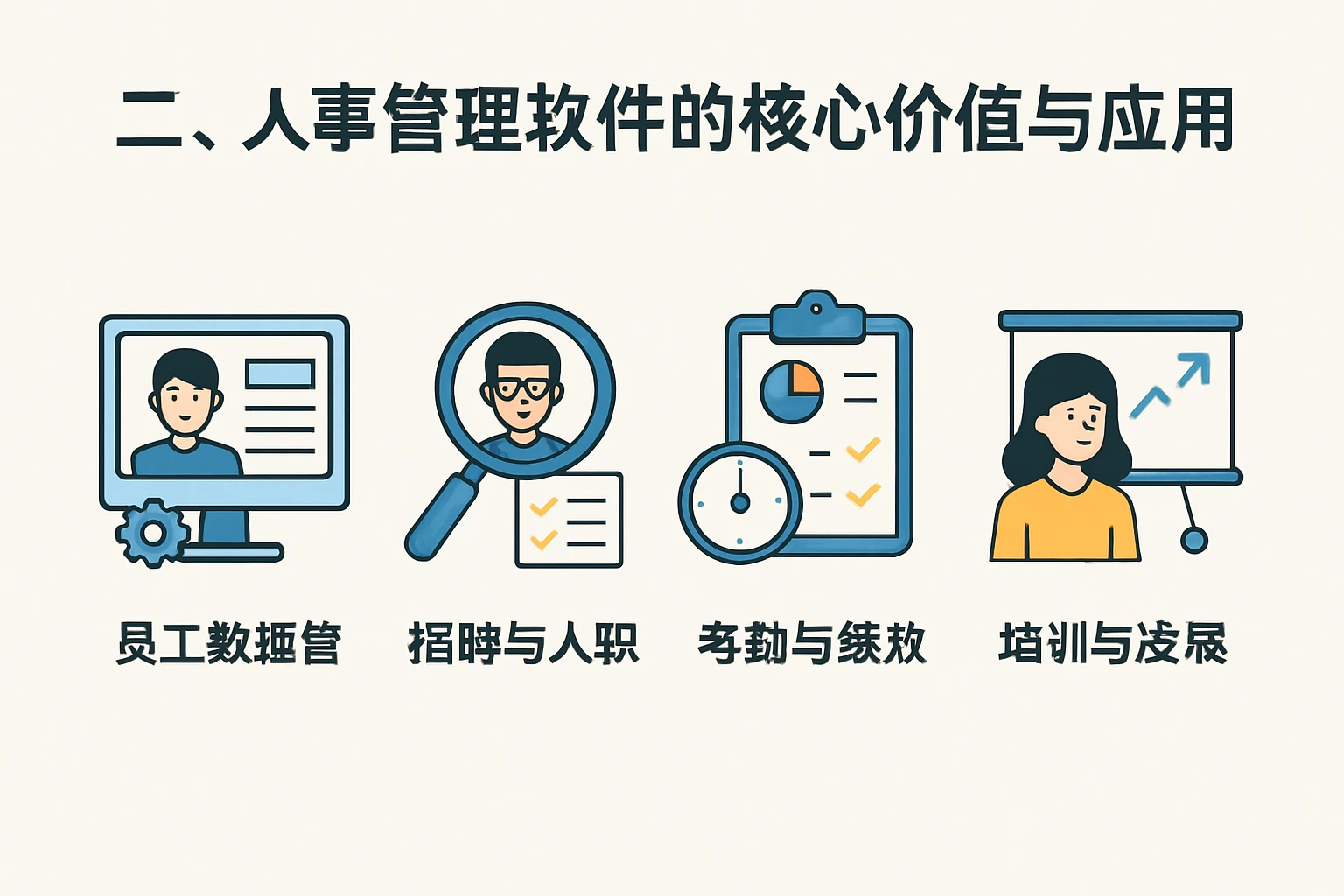 二、人事管理软件的核心价值与应用