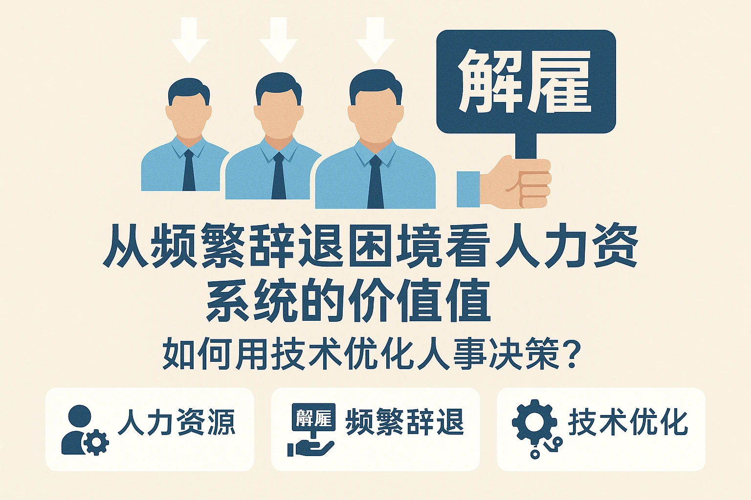 从频繁辞退困境看人力资源系统的价值：如何用技术优化人事决策？