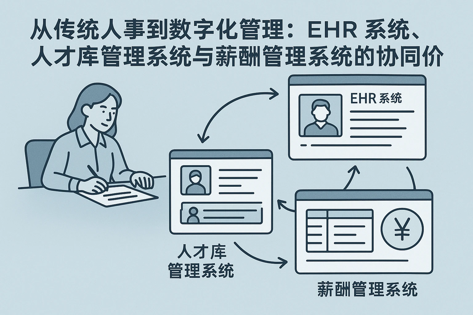 从传统人事到数字化管理：EHR系统、人才库管理系统与薪酬管理系统的协同价值