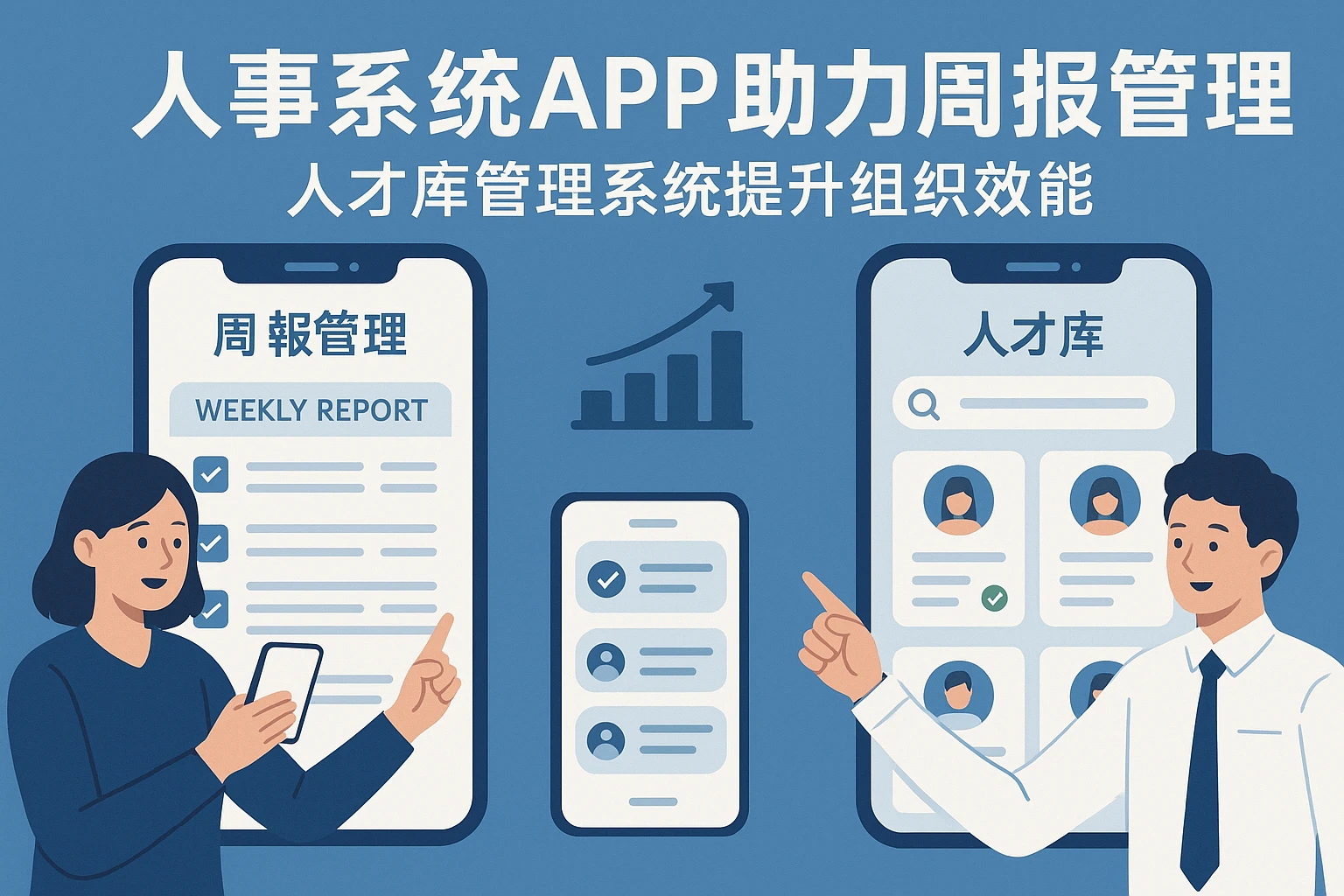 人事系统APP助力周报管理,人才库管理系统提升组织效能