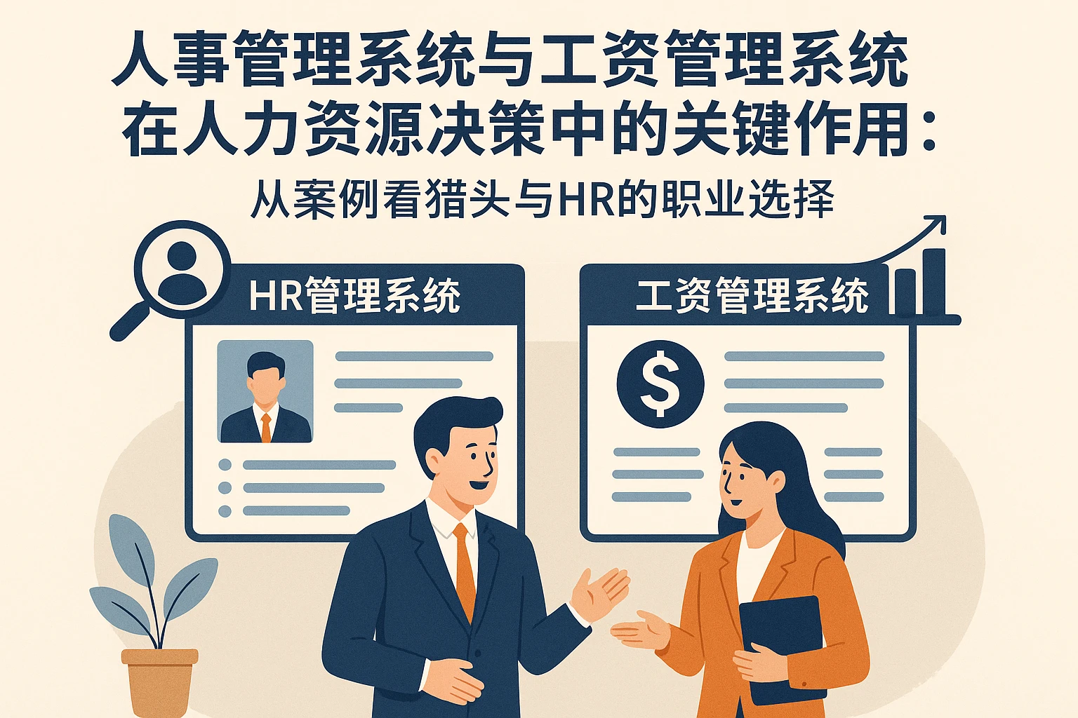 人事管理系统与工资管理系统在人力资源决策中的关键作用:从案例看猎头与HR的职业选择
