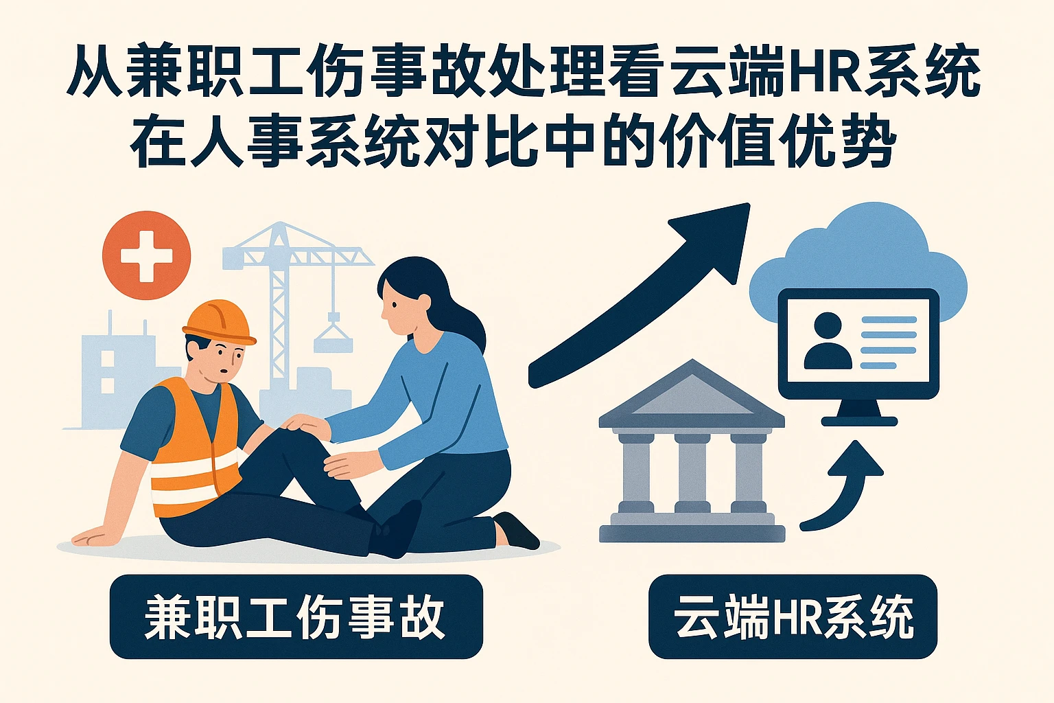 从兼职工伤事故处理看云端HR系统在人事系统对比中的价值优势
