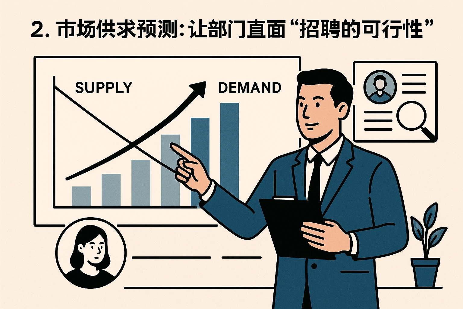 2. 市场供求预测：让部门直面“招聘的可行性”