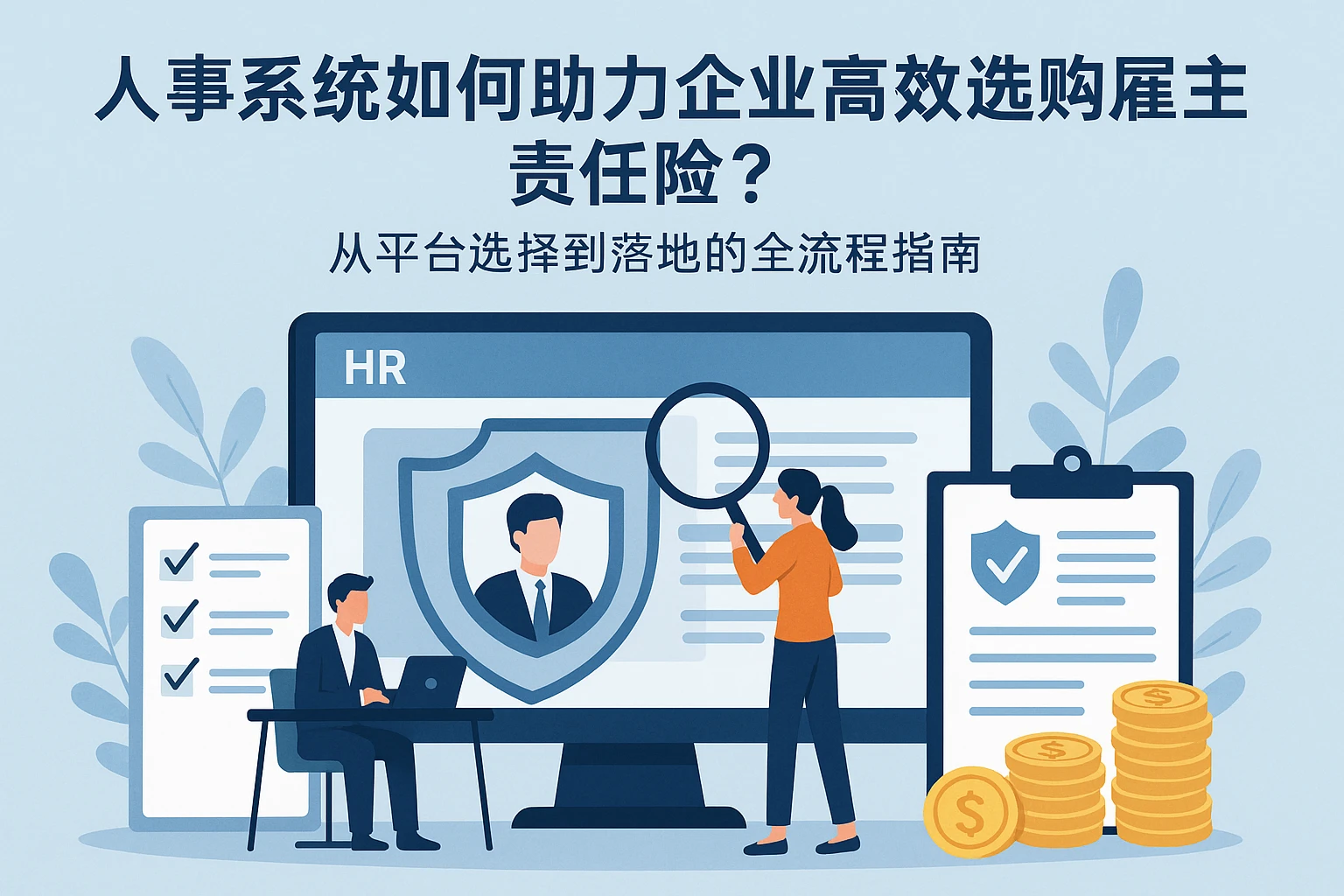 人事系统如何助力企业高效选购雇主责任险?从平台选择到落地的全流程指南