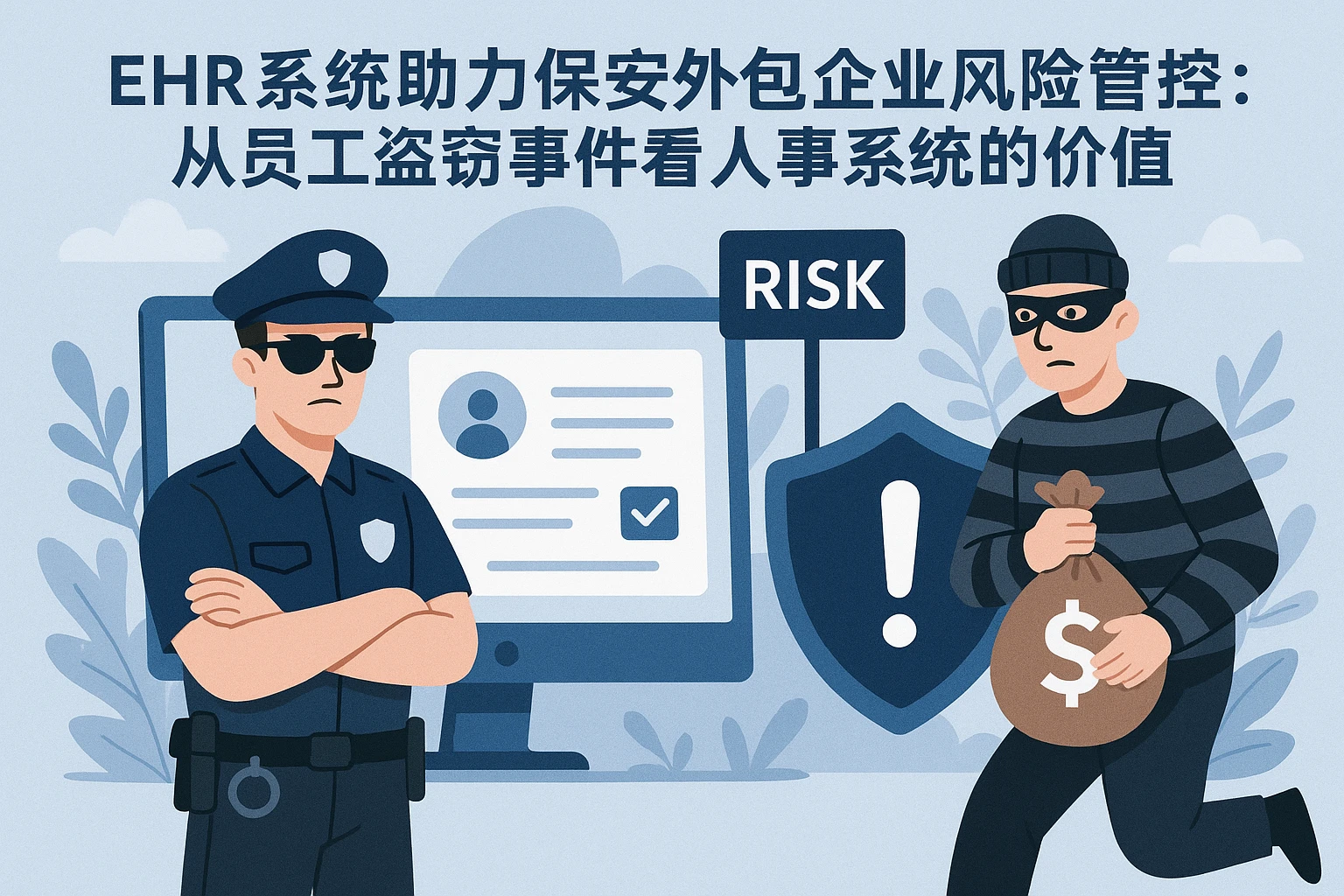 ehr系统助力保安外包企业风险管控：从员工盗窃事件看人事系统的价值