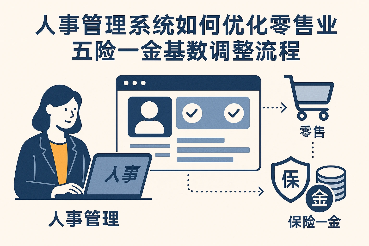 人事管理系统如何优化零售业五险一金基数调整流程