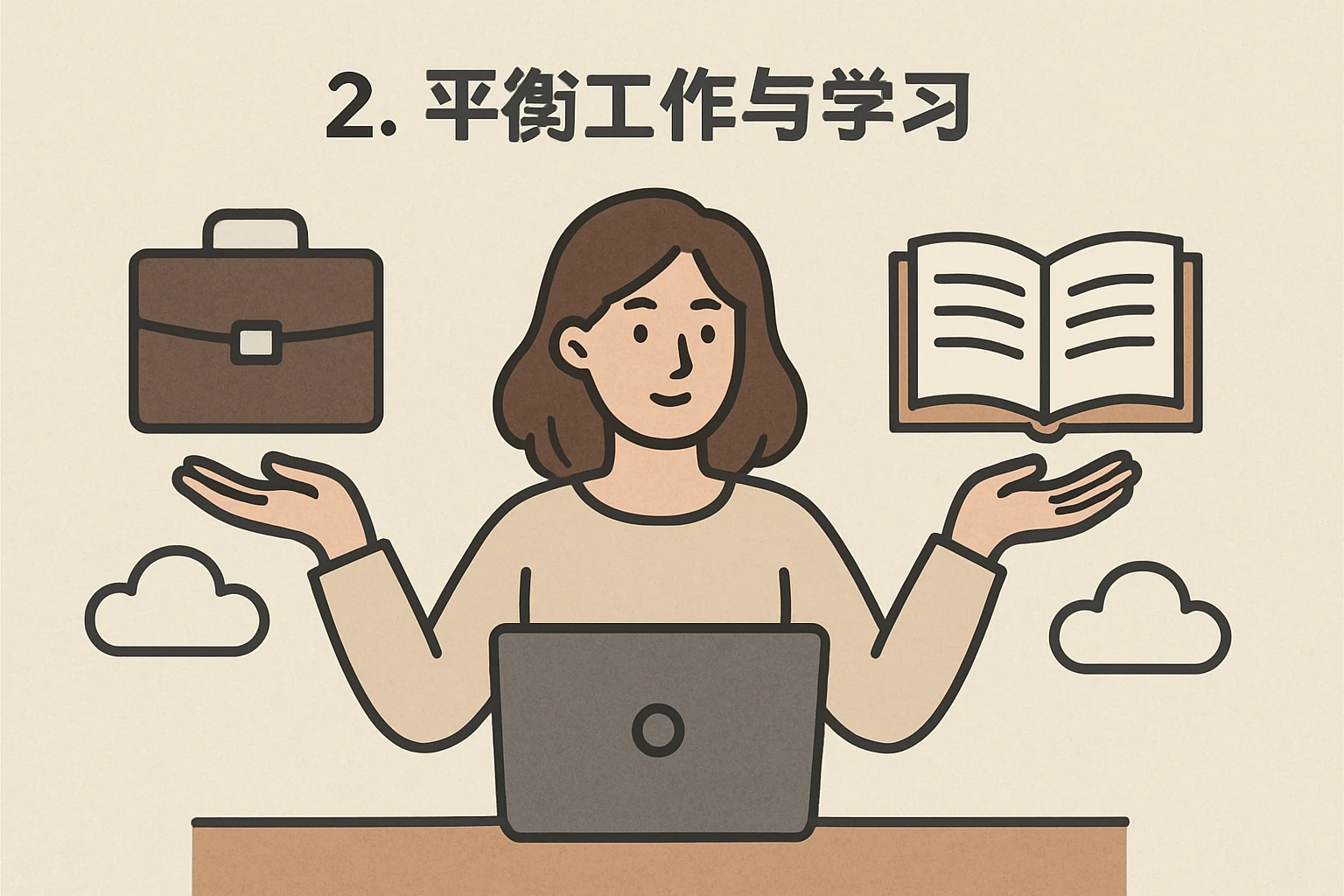 2. 平衡工作与学习