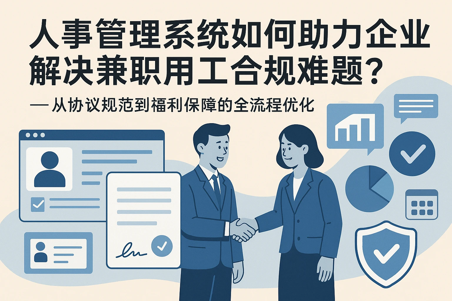 人事管理系统如何助力企业解决兼职用工合规难题？——从协议规范到福利保障的全流程优化