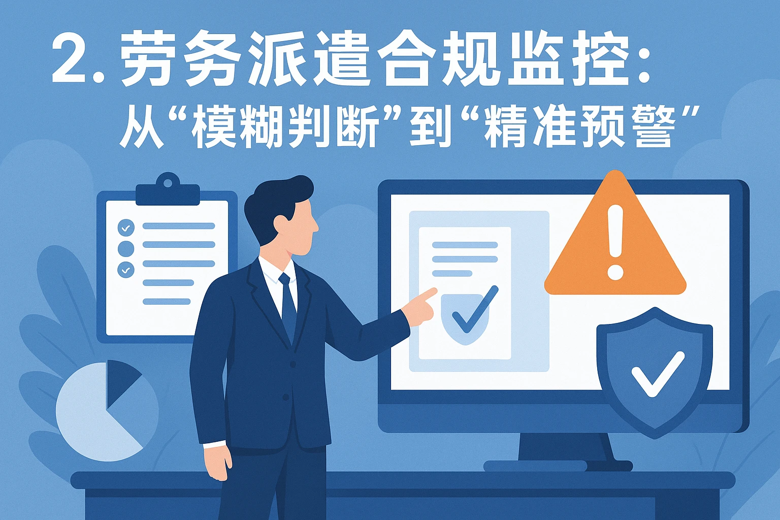 2. 劳务派遣合规监控:从“模糊判断”到“精准预警”