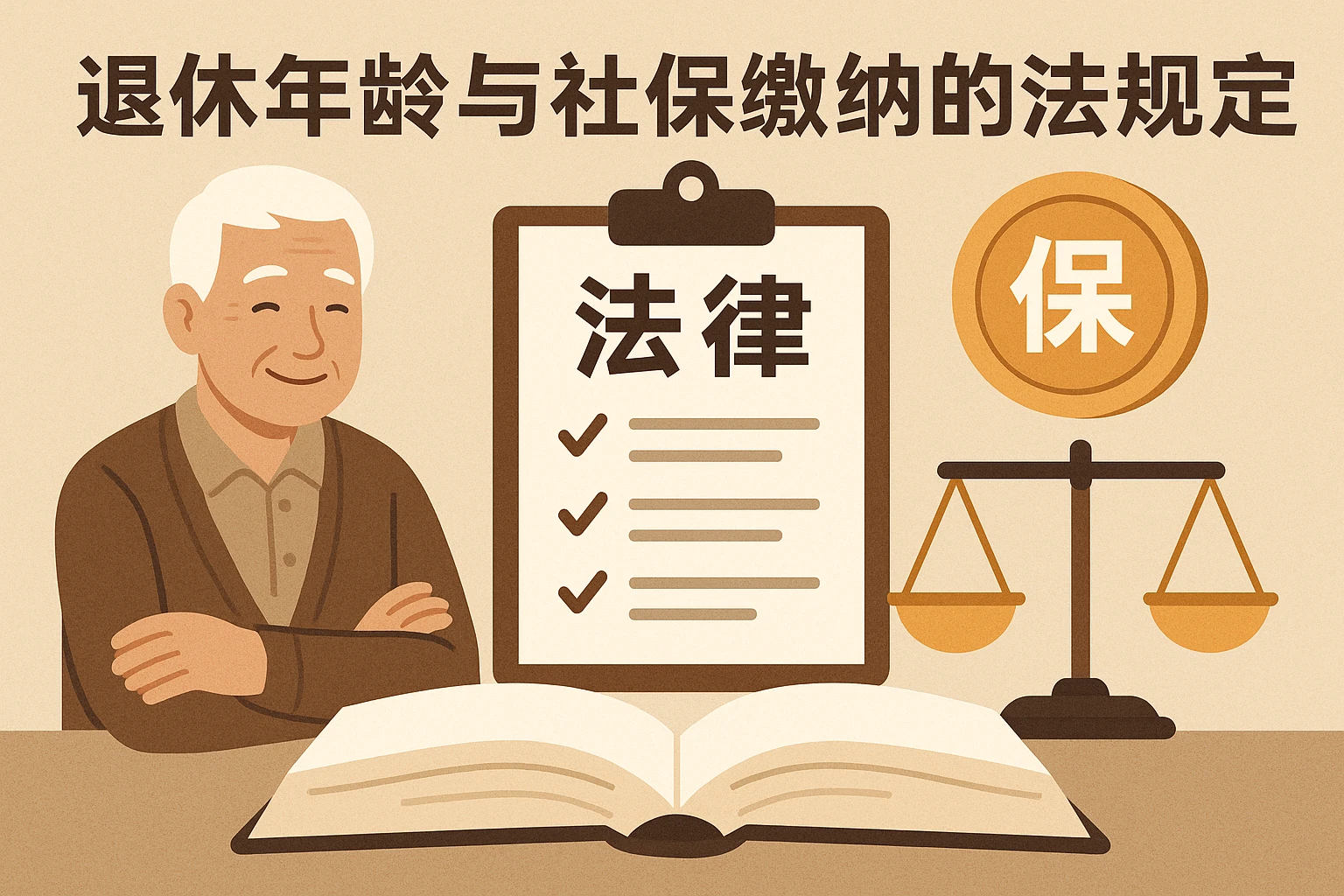 退休年龄与社保缴纳的法律规定
