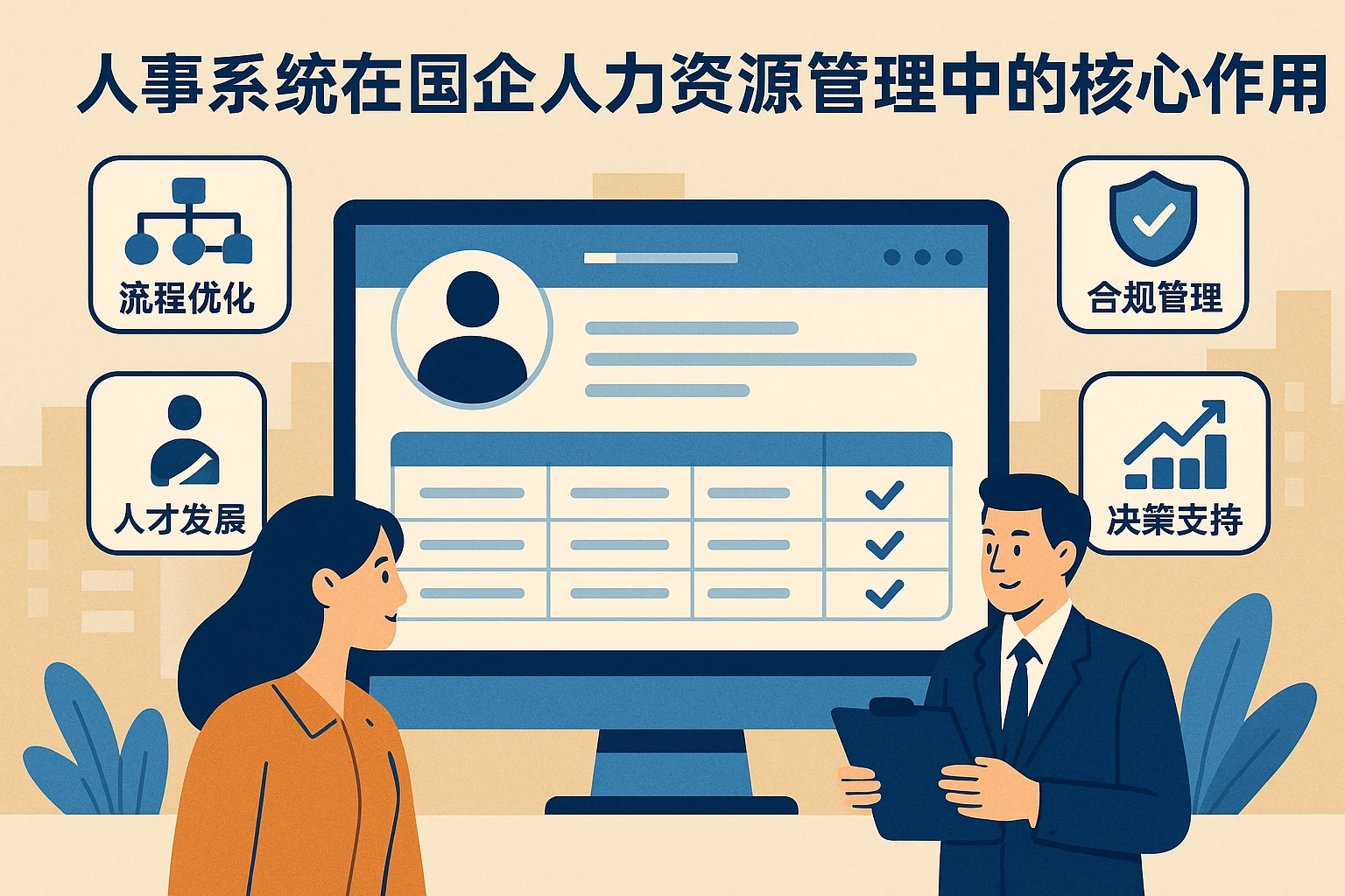 人事系统在国企人力资源管理中的核心作用