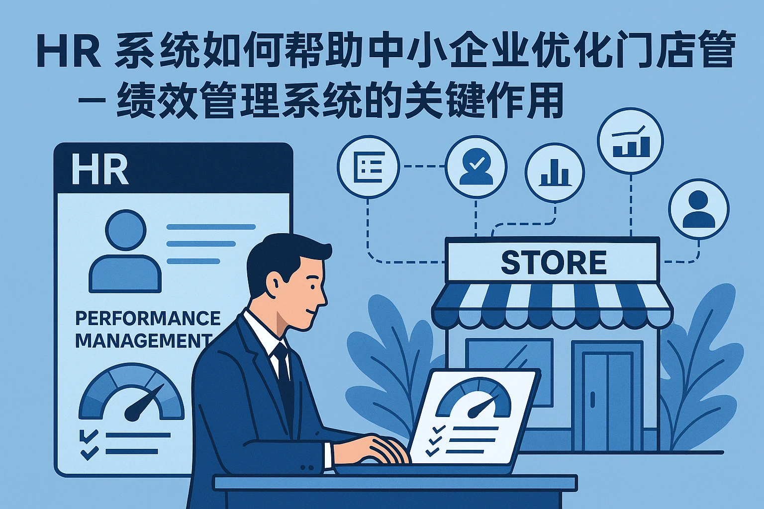 HR系统如何帮助中小企业优化门店管理 - 绩效管理系统的关键作用
