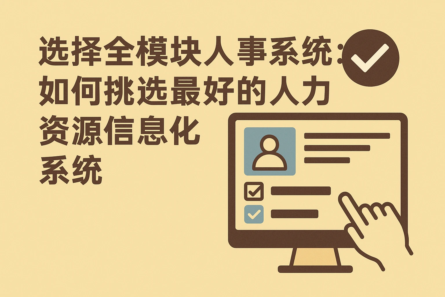 选择全模块人事系统：如何挑选最好的人力资源信息化系统