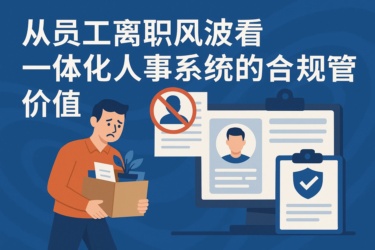 从员工离职风波看一体化人事系统的合规管理价值