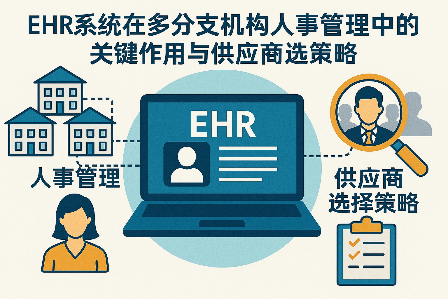ehr系统在多分支机构人事管理中的关键作用与供应商选择策略