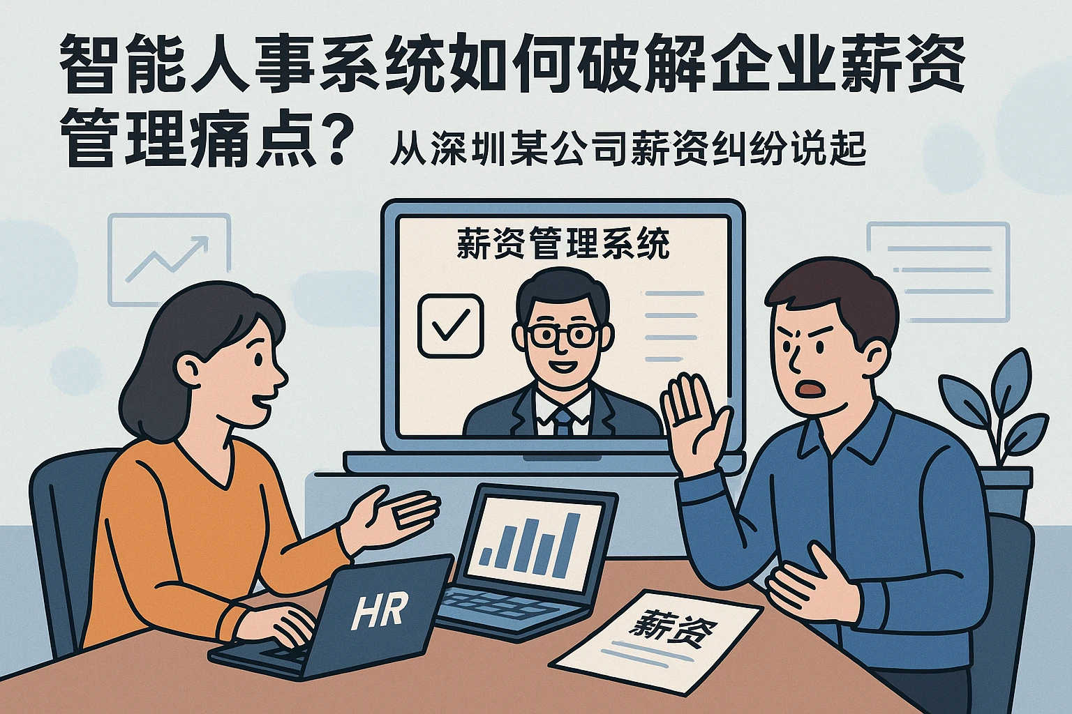 智能人事系统如何破解企业薪资管理痛点？从深圳某公司薪资纠纷说起