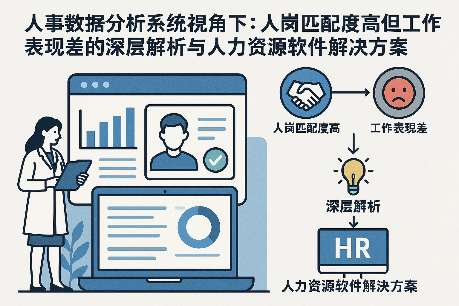 人事数据分析系统视角下:人岗匹配度高但工作表现差的深层解析与人力资源软件解决方案