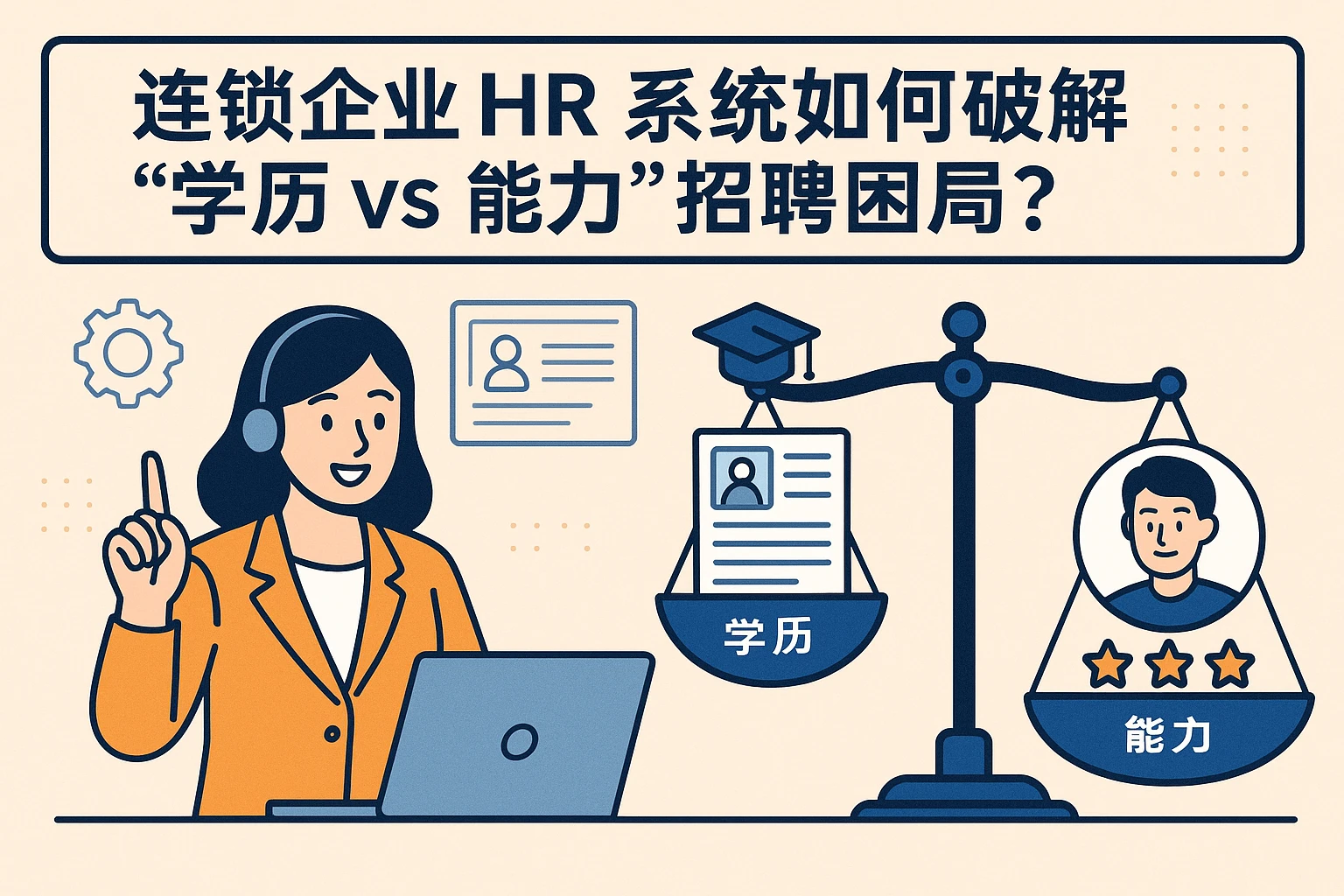 连锁企业HR系统如何破解“学历 vs 能力”招聘困局?