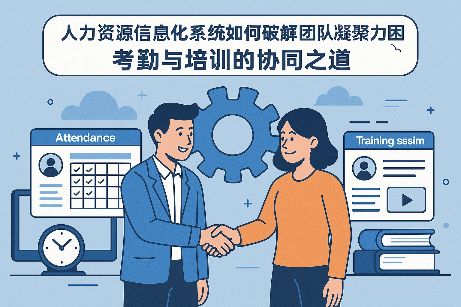 人力资源信息化系统如何破解团队凝聚力困境?考勤与培训的协同之道