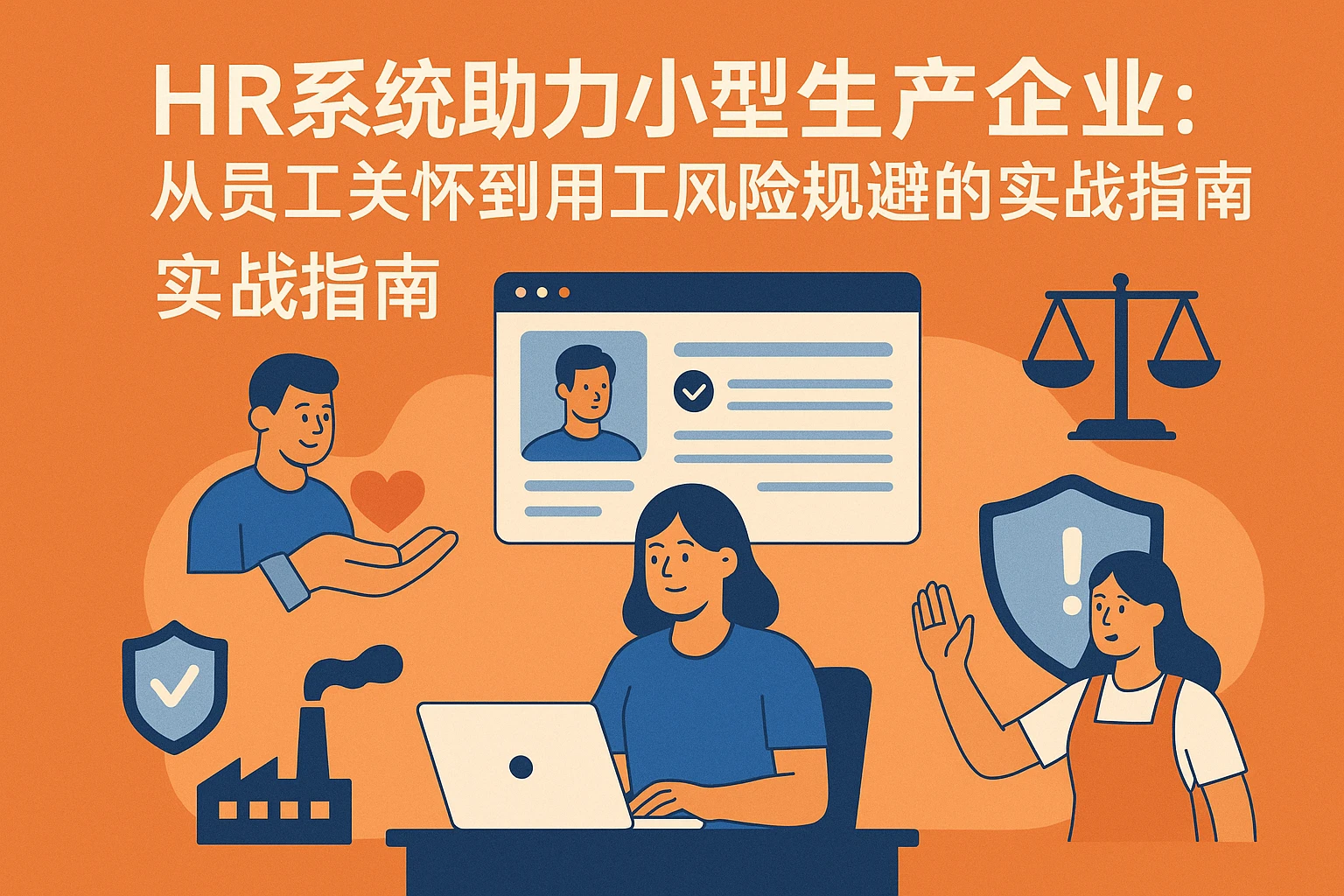 HR系统助力小型生产企业：从员工关怀到用工风险规避的实战指南
