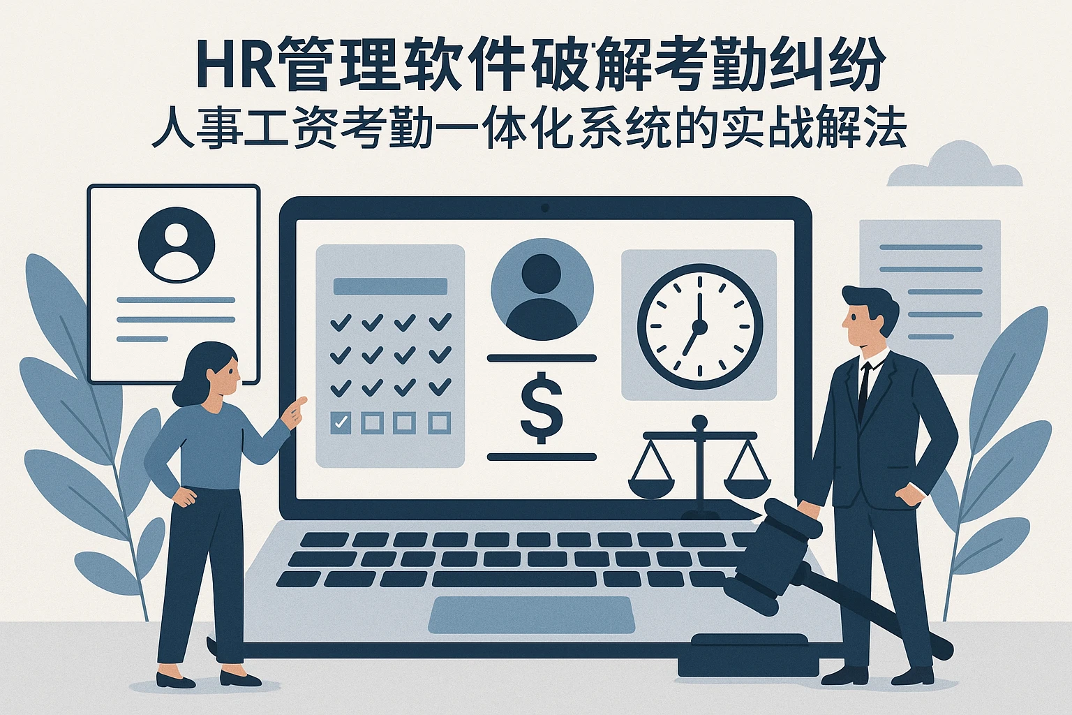 HR管理软件破解考勤纠纷：人事工资考勤一体化系统的实战解法