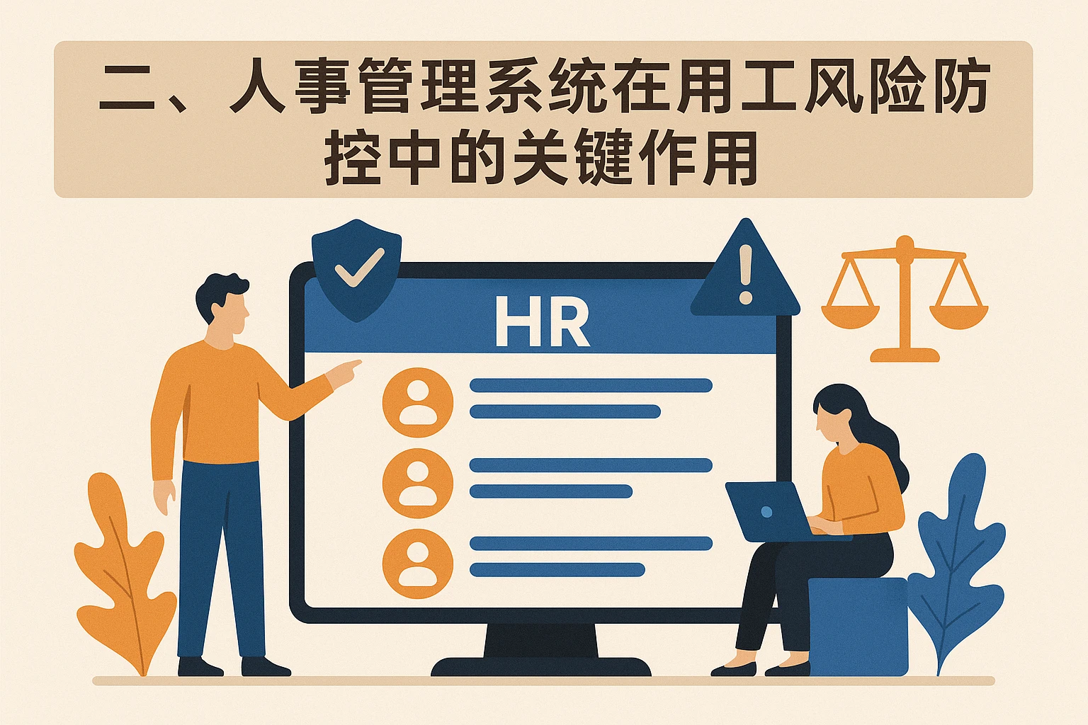 二、人事管理系统在用工风险防控中的关键作用