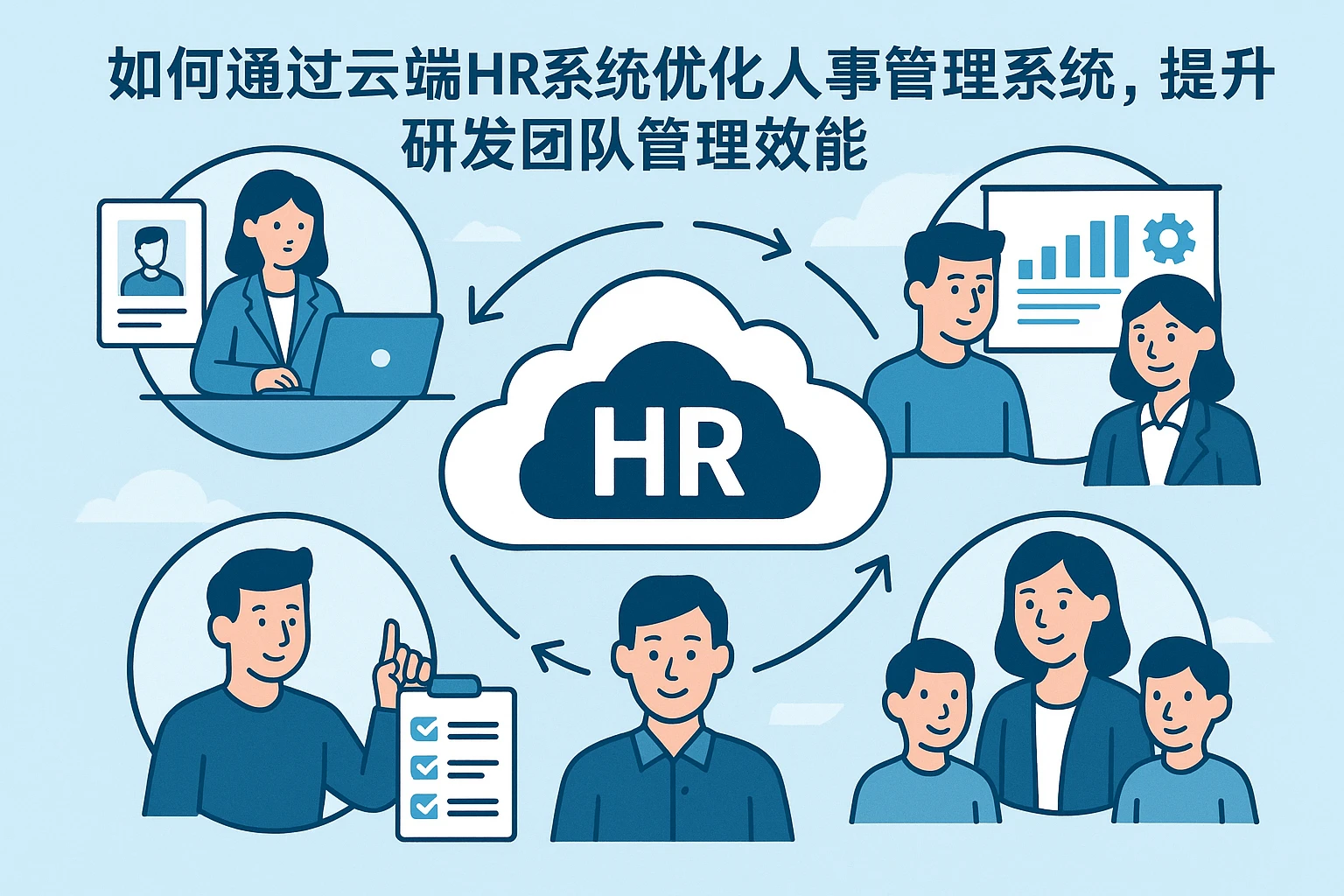 如何通过云端HR系统优化人事管理系统，提升研发团队管理效能