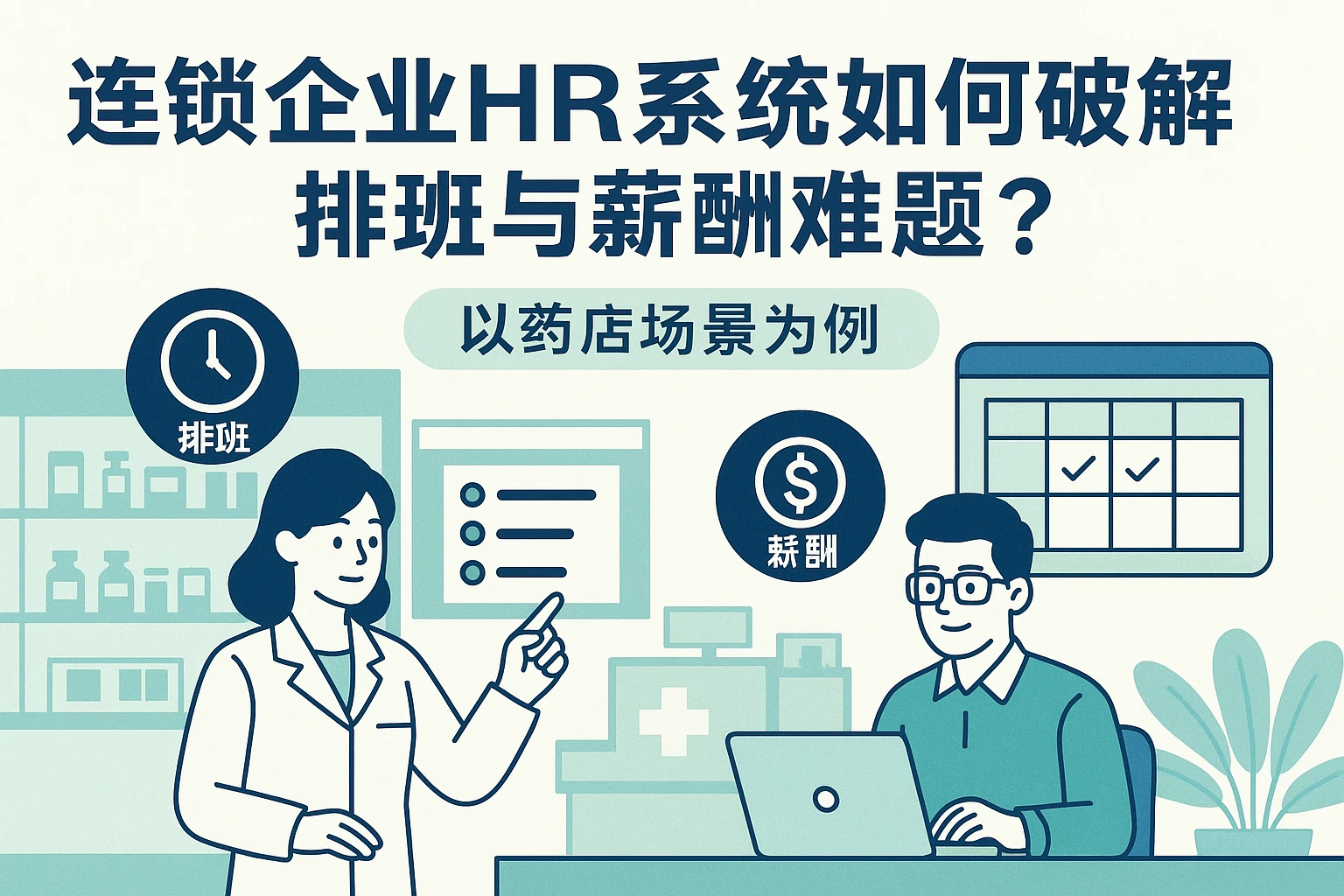 连锁企业HR系统如何破解排班与薪酬难题？以药店场景为例