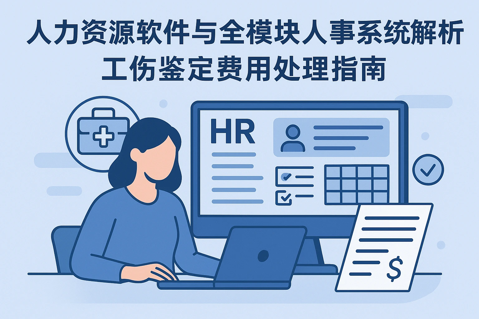 人力资源软件与全模块人事系统解析:工伤鉴定费用处理指南
