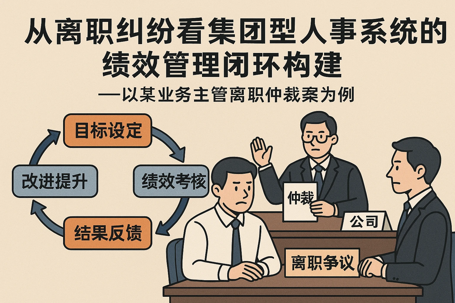 从离职纠纷看集团型人事系统的绩效管理闭环构建——以某业务主管离职仲裁案为例