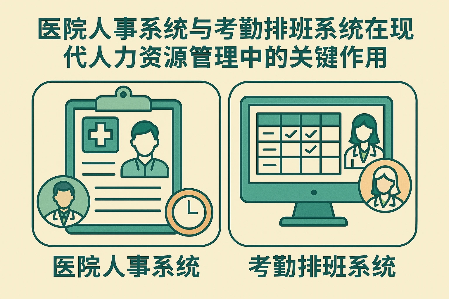 医院人事系统与考勤排班系统在现代人力资源管理中的关键作用