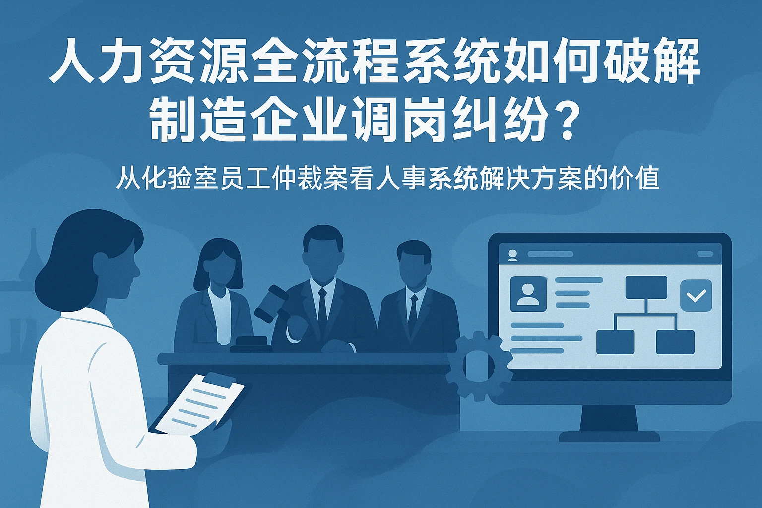 人力资源全流程系统如何破解制造企业调岗纠纷?从化验室员工仲裁案看人事系统解决方案的价值