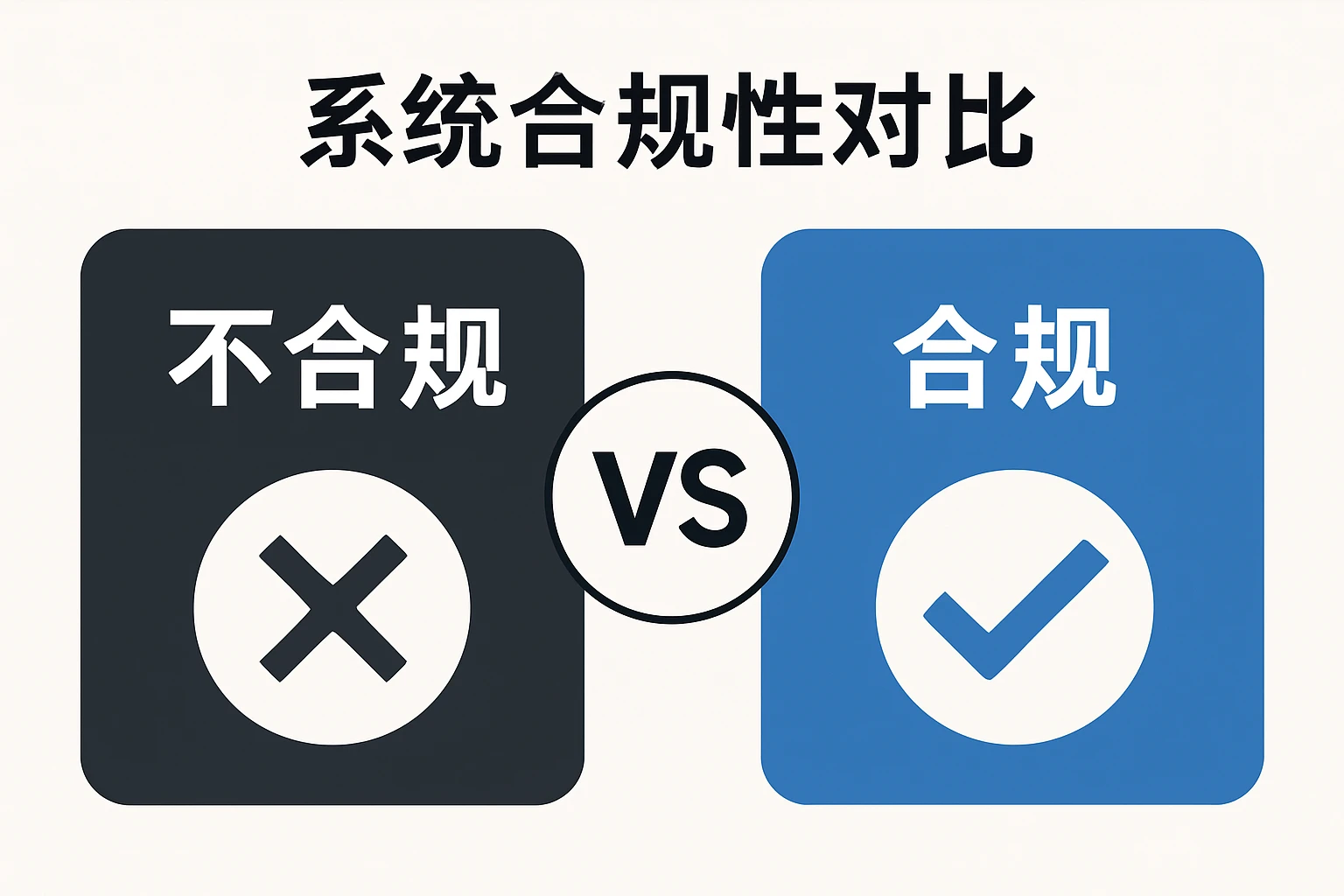 系统合规性对比
