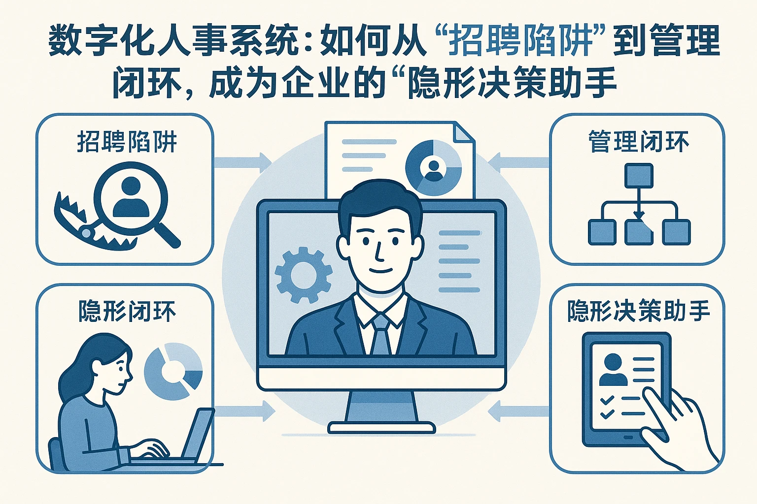 数字化人事系统：如何从“招聘陷阱”到“管理闭环”，成为企业的“隐形决策助手”