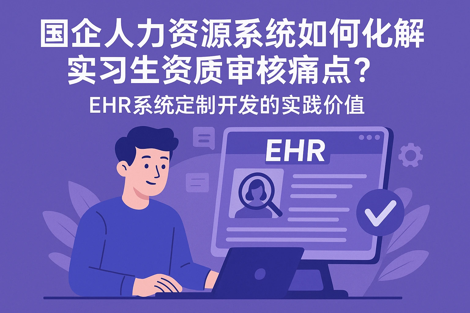 国企人力资源系统如何化解实习生资质审核痛点？EHR系统定制开发的实践价值