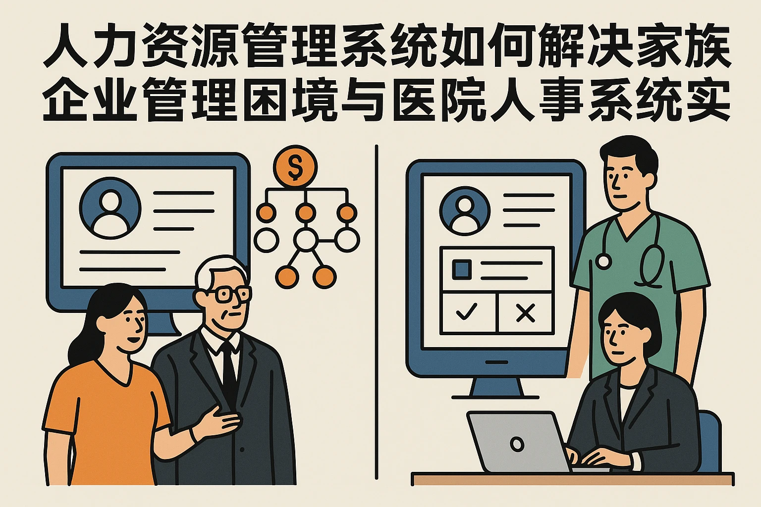 人力资源管理系统如何解决家族企业管理困境与医院人事系统实践