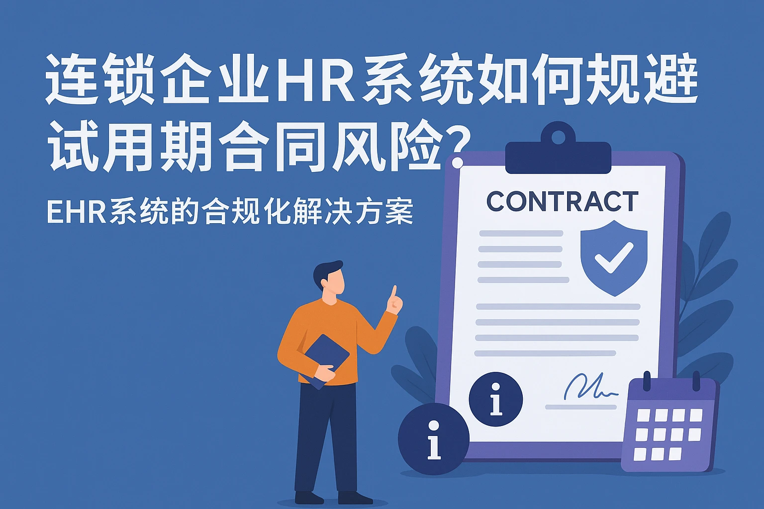 连锁企业HR系统如何规避试用期合同风险？EHR系统的合规化解决方案