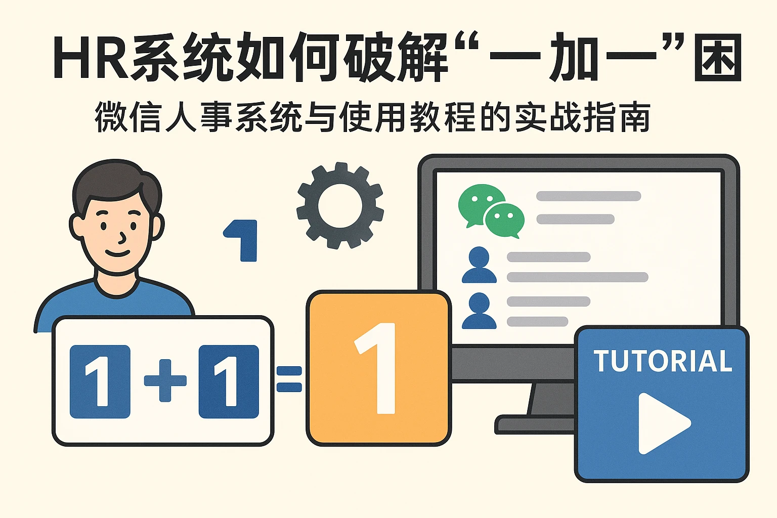 HR系统如何破解“一加一”困境？微信人事系统与使用教程的实战指南